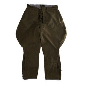 Vintage 1940s Russian Pants Men 30x29 Green WW2 Breeche Soviet Army M35 Jodhpurs